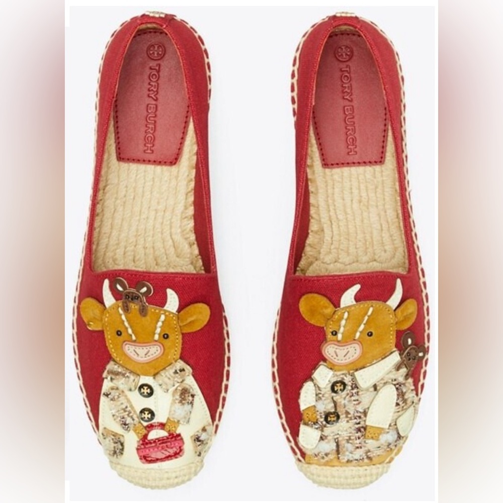 Authentic brand new Tory Burch limited edition OX ESPADRILLE size 8.5
